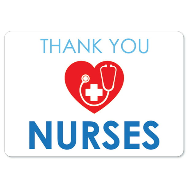 Home & Colleagues Municipality Protect Your Business Thank You Nurses 3 Made in The USA Vinyl Decal Public Safety Sign 
